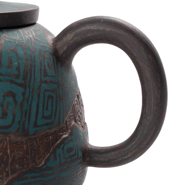 Чайник 230 мл "Бірюзовий Таоте", цзяньшуйська кераміка, майстер Нун Бінцзе - 11