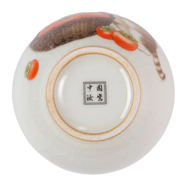 Піала 60 мл "Кіт і хурма", кераміка жуяо, шовкографія - 5