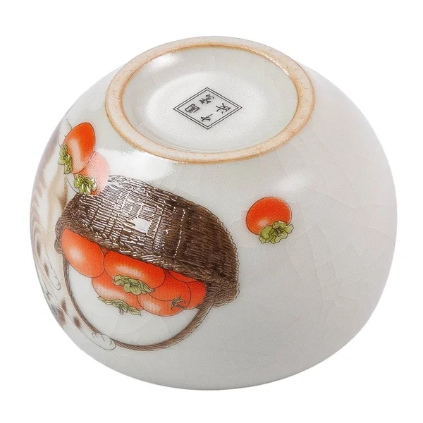 Піала 60 мл "Кіт і хурма", кераміка жуяо, шовкографія - 6