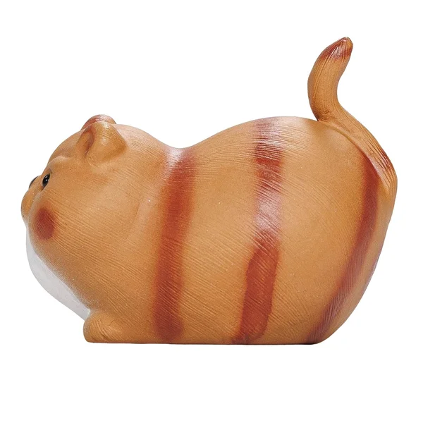 Фігурка "Рудий кіт", ісинська глина - 5