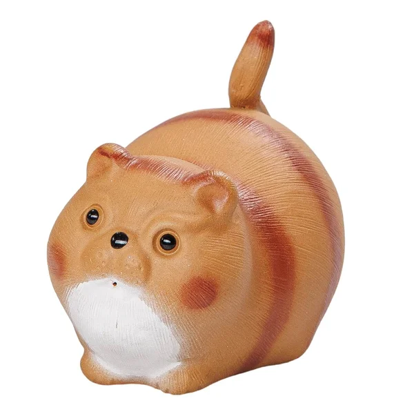 Фігурка "Рудий кіт", ісинська глина - 1