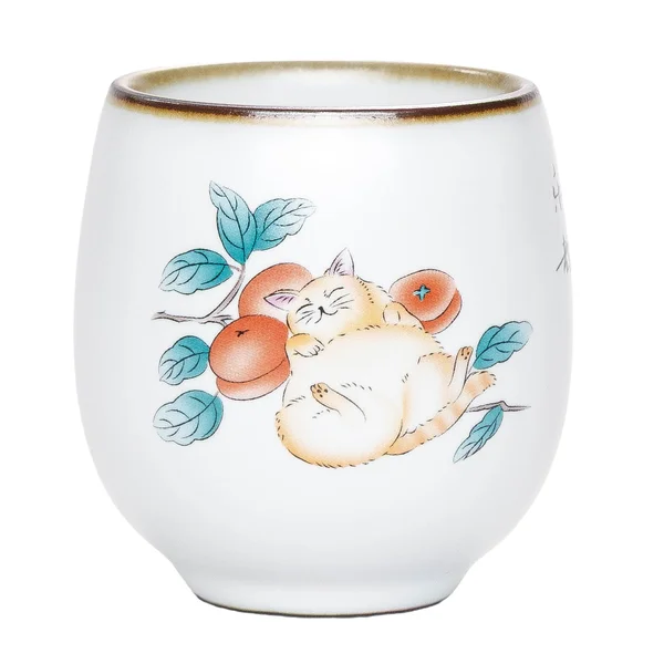 Пиала "Котик с персиками", 100 мл - 2