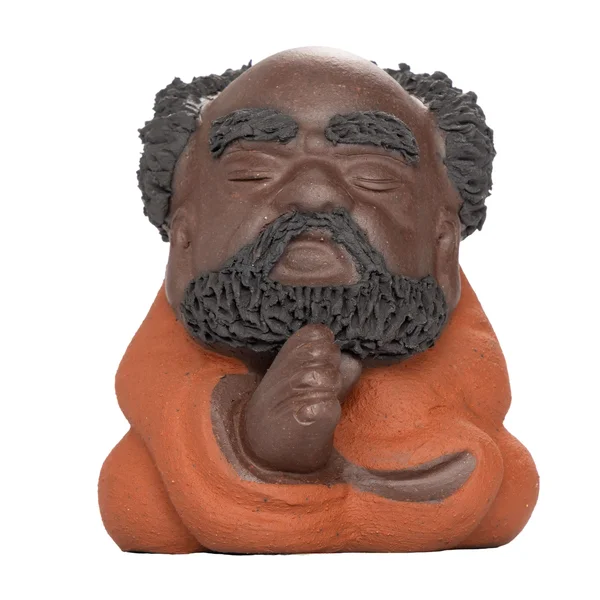 Чайна фігурка "Бодхідхарма", іссинська глина, ручна робота - 1