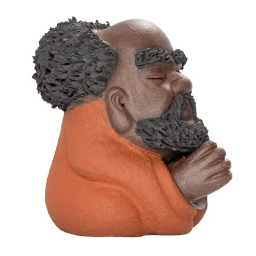 Чайна фігурка "Бодхідхарма", іссинська глина, ручна робота - 2