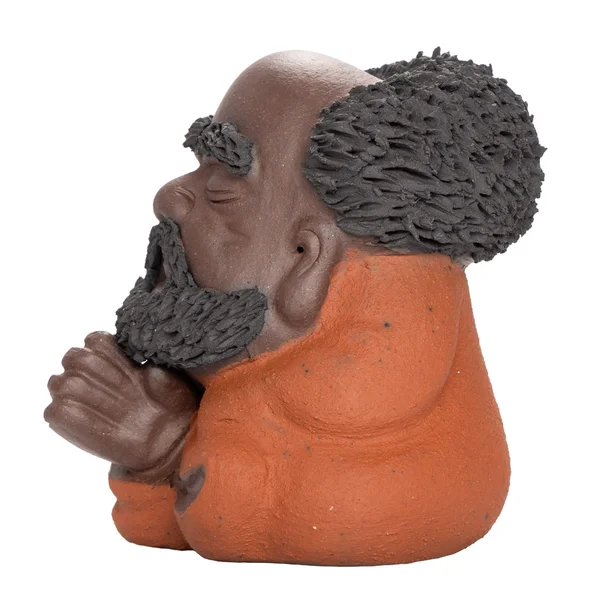 Чайна фігурка "Бодхідхарма", іссинська глина, ручна робота - 3