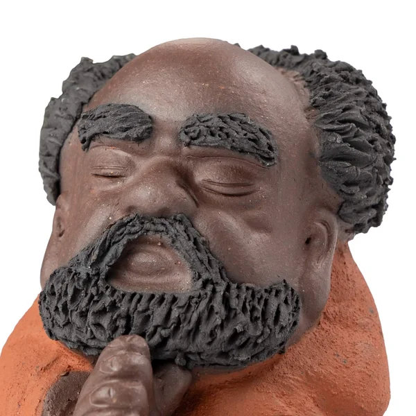 Чайна фігурка "Бодхідхарма", іссинська глина, ручна робота - 5