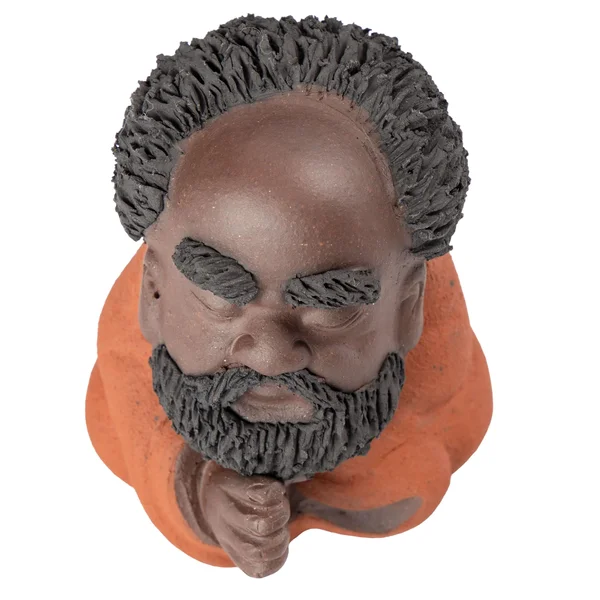 Чайна фігурка "Бодхідхарма", іссинська глина, ручна робота - 6