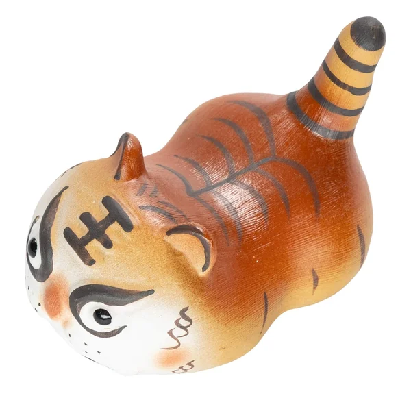 Фігурка "Тигр", ісинська глина - 4