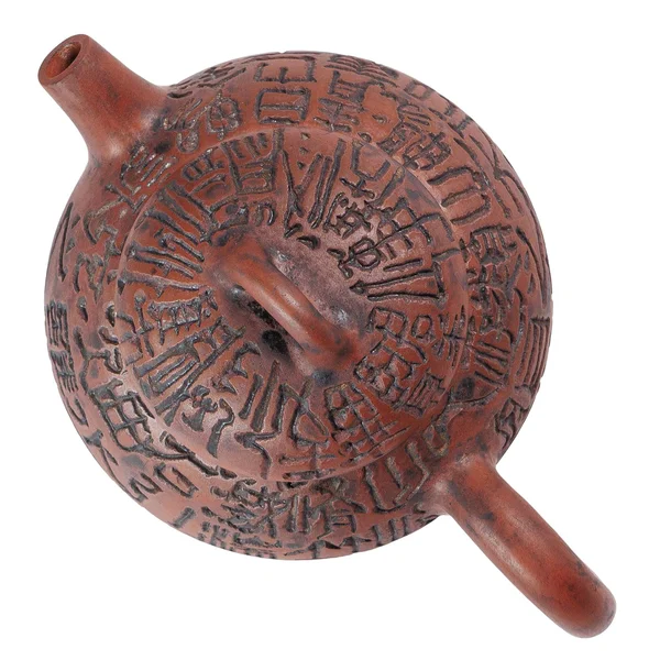 Чайник 170 мл "Стародавні Ієрогліфи", цзяньшуйська кераміка, майстер Гу Цзингуан - 5