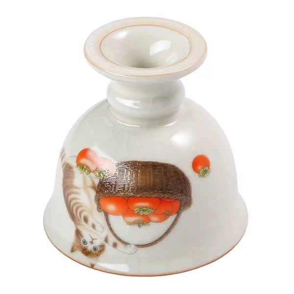 Піала 100 мл "Кіт і хурма", кераміка жуяо, шовкографія - 6