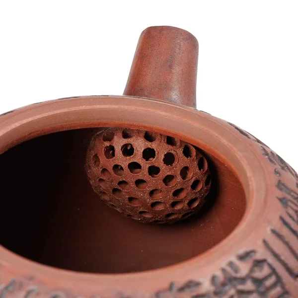 Чайник 170 мл "Стародавні Ієрогліфи", цзяньшуйська кераміка, майстер Гу Цзингуан - 8