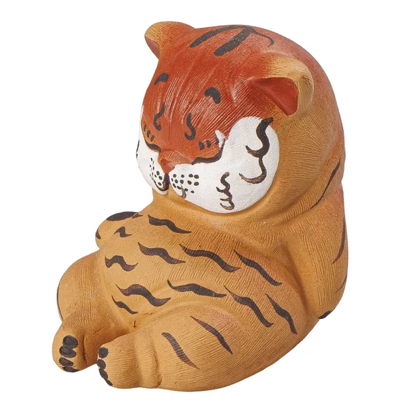 Фигурка "Тигр Удачи", исинская глина - 5