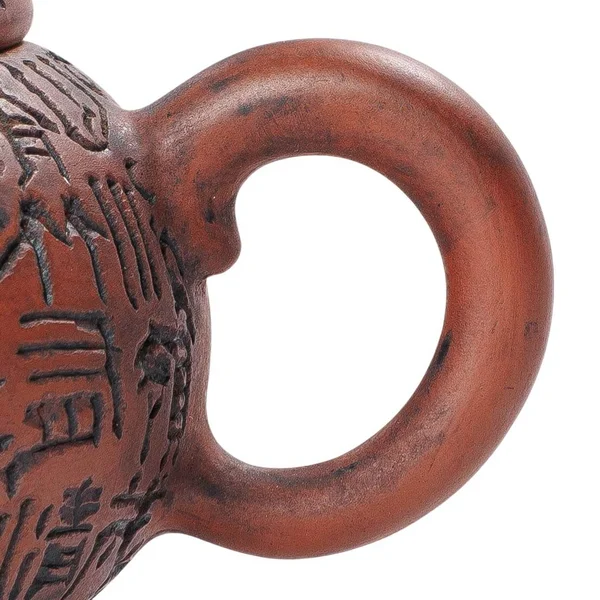 Чайник 170 мл "Стародавні Ієрогліфи", цзяньшуйська кераміка, майстер Гу Цзингуан - 12