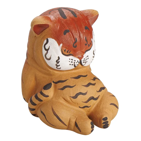 Фигурка "Тигр Удачи", исинская глина - 6