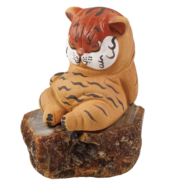 Фигурка "Тигр Удачи", исинская глина - 8
