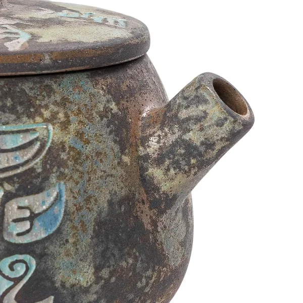 Чайник 200 мл "Саньсиндуй", цзяньшуйская керамика, мастер Гу Цзингуан - 11