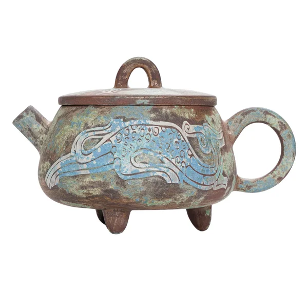 Чайник 160 мл "Облачный дракон", цзяньшуйская керамика, мастер Гу Цзингуан - 1
