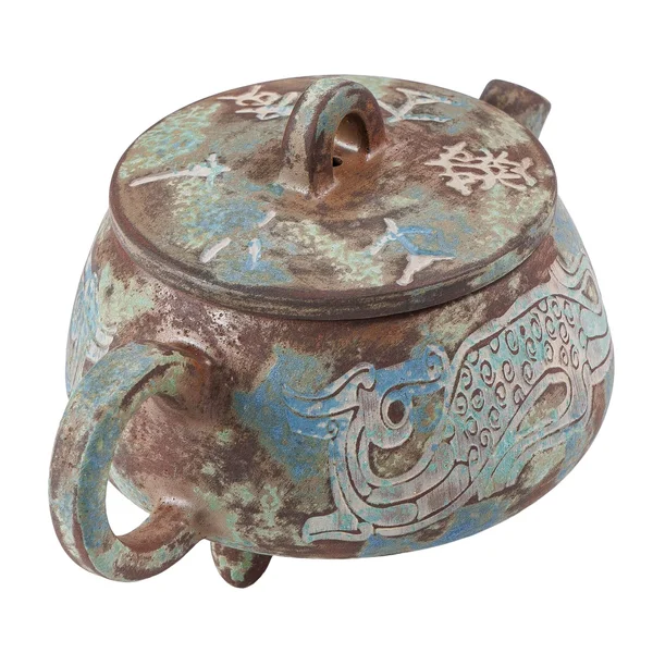 Чайник 160 мл "Облачный дракон", цзяньшуйская керамика, мастер Гу Цзингуан - 4