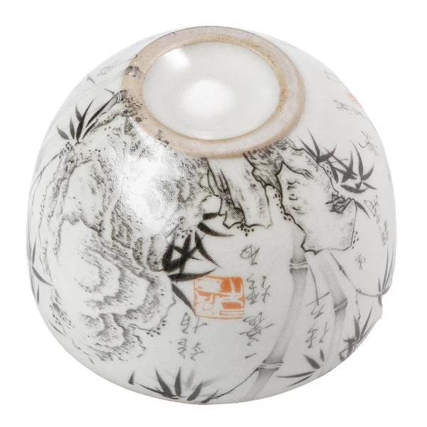 Пиала 60 мл "Чернильный бамбук", керамика жуяо - 6