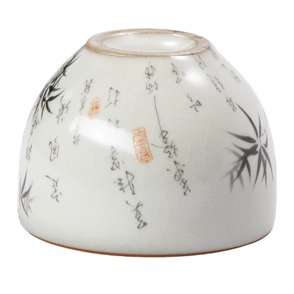 Пиала 60 мл "Чернильный бамбук", керамика жуяо - 8