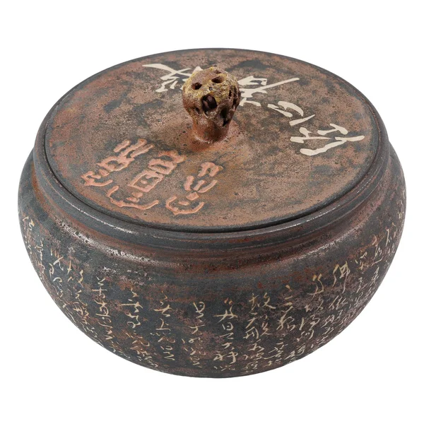 Чайница 500 мл "Чжан Цянь Бэйвэнь", цзяньшуйская керамика, мастер Гу Цзингуан - 3