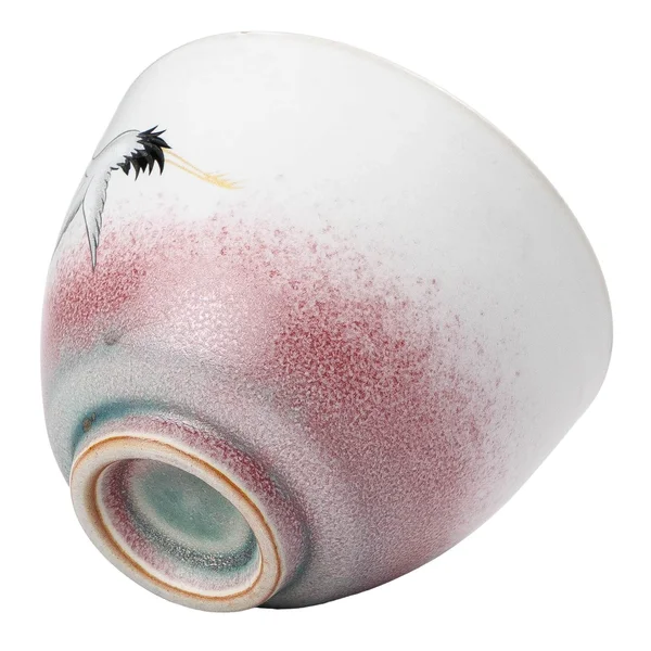 Пиала 100 мл "Журавль рассвета", керамика Дехуа - 7