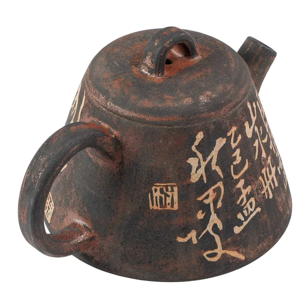 Чайник 200 мл "Уединение в горах", цзяньшуйская керамика, мастер Гу Цзингуан - 4