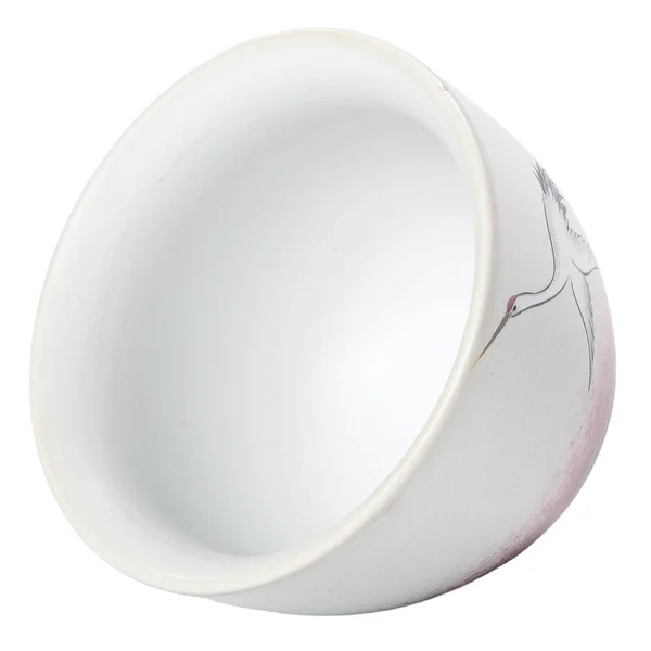 Пиала 100 мл "Журавль рассвета", керамика Дехуа - 8