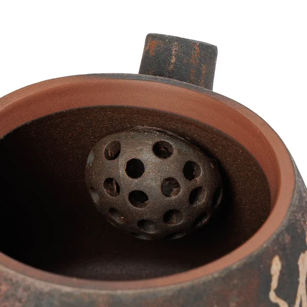 Чайник 200 мл "Уединение в горах", цзяньшуйская керамика, мастер Гу Цзингуан - 8