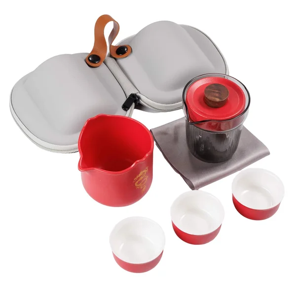 Дорожній набір посуду "Червоний Дракон" - 3
