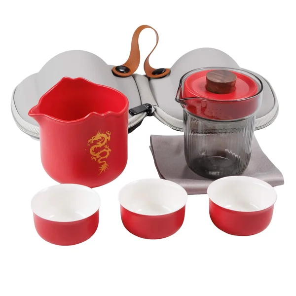 Дорожній набір посуду "Червоний Дракон" - 2