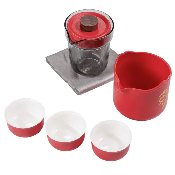 Дорожній набір посуду "Червоний Дракон" - 5