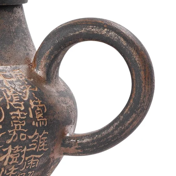 Чайник 180 мл "Старопис", цзяньшуйська кераміка, майстер Гу Цзингуан - 12