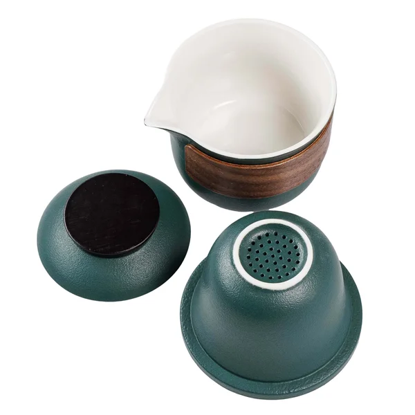 Дорожній набір посуду для чаю "Смарагдовий", 6 предметів - 9