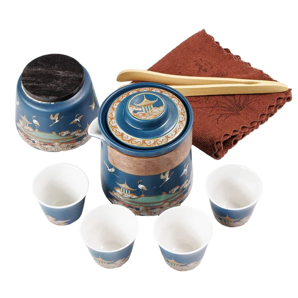 Набор посуды "Белый Журавль" - 6