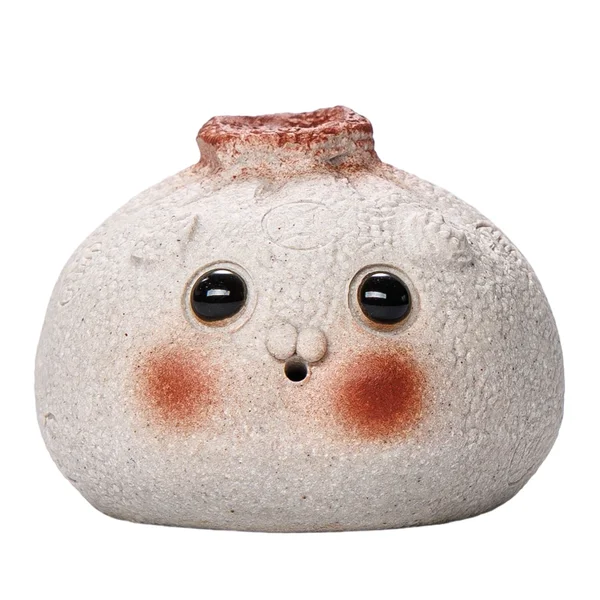 Фігурка "Дитинча білого дракона", ісинська глина - 1