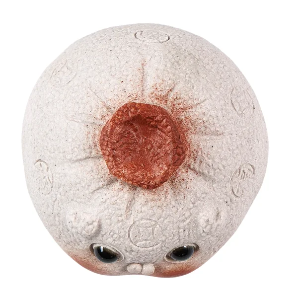 Фігурка "Дитинча білого дракона", ісинська глина - 5