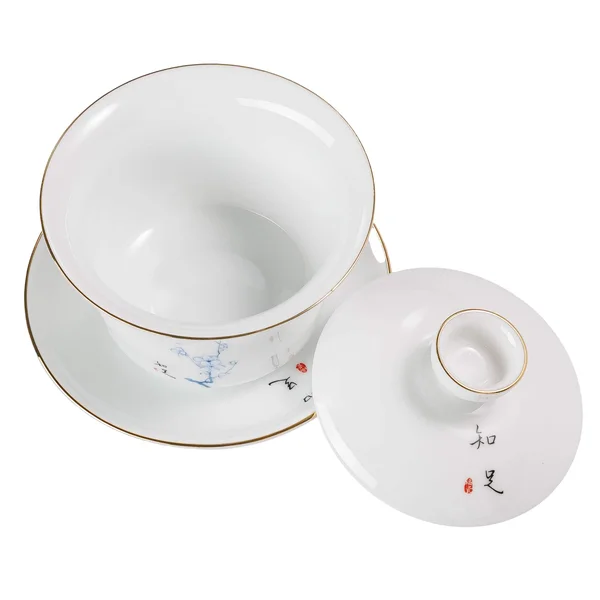 Гайвань 150 мл "Слива" фарфор - 4