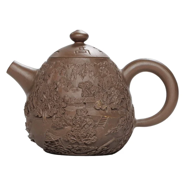 Чайник 165 мл "Горные воды", исинская глина, мастер Чэнь Дун Чжу - 1