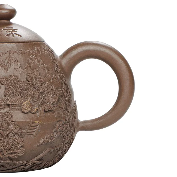 Чайник 165 мл "Горные воды", исинская глина, мастер Чэнь Дун Чжу - 11