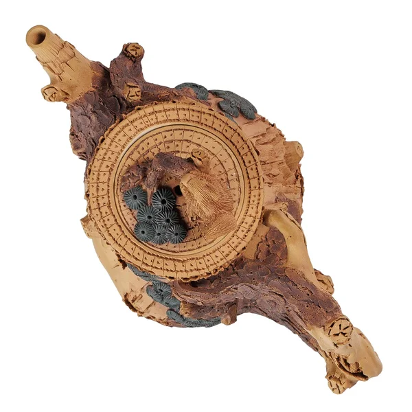 Чайник 190 мл "Білочка та горішок", ісинська глина, майстер Чень Дун Чжу - 4