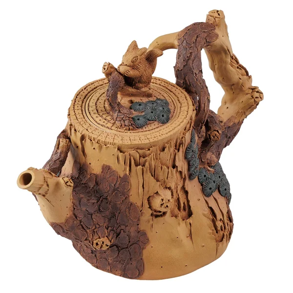 Чайник 190 мл "Білочка та горішок", ісинська глина, майстер Чень Дун Чжу - 5