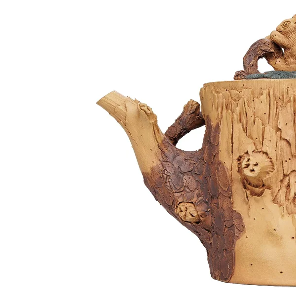 Чайник 190 мл "Білочка та горішок", ісинська глина, майстер Чень Дун Чжу - 14