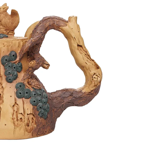 Чайник 190 мл "Білочка та горішок", ісинська глина, майстер Чень Дун Чжу - 15