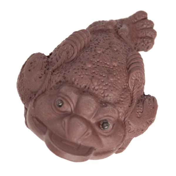 Фигурка "Жаба мини", исинская глина - 4
