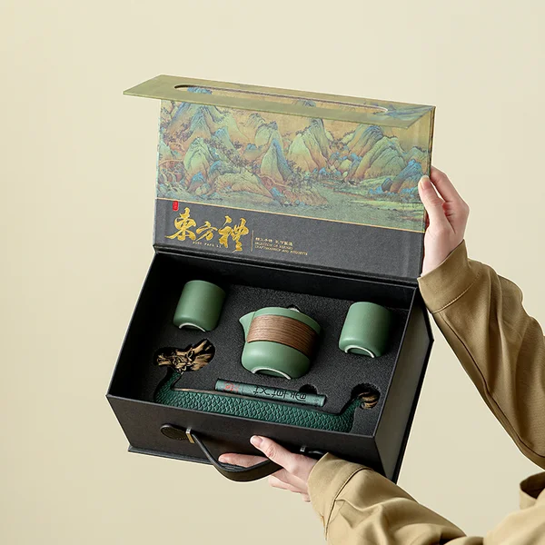 Гун Фу набір для чаювання "Літання Дракона" з ароматом та підставкою для пахощів - 2