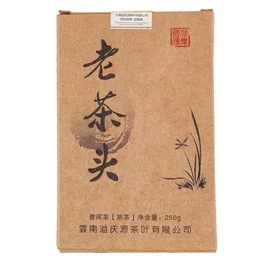 Шу Пуер Лао Ча Тоу "Старі Чайні Голови" Менхай, 2008, 250 г