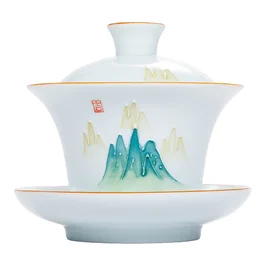 Гайвань з рельєфним малюнком "Зелені гори"