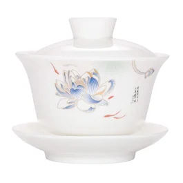 Гайвань 170 мл "Блакитний лотос" порцеляна