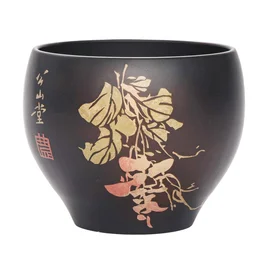 Піала 140 мл "Лінчжі", цзяньшуйська кераміка, майстер Нун Бінцзе